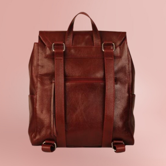 Wilsons Leather | Roma Genuine Leather Backpack - Picture 15 of 15